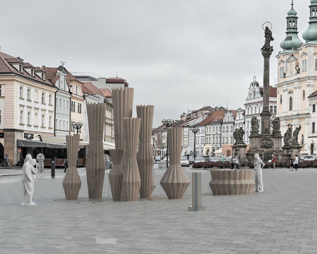 📍 Do architektonicko-výtvarné soutěže na kašnu na Velkém náměstí bylo odevzdáno celkem 54 návrhů, které nabízí široké spektrum současných přístupů k podobě významného veřejného prostoru v historickém jádru města. 📍 Všechny soutěžní návrhy si nyní budete moci prohlédnout na výstavě, která proběhne ve foyer Galerie moderního umění v Hradci Králové od 27. ledna do 15. února. Vernisáž výstavy proběhne ve čtvrtek 29. ledna od 18 hodin. 📍 Součástí vernisáže bude představení vítězného návrhu jeho autory sochařem Tomášem Pavlackým a architektem Petrem Preiningerem, kteří přiblíží svou koncepci a přístup k řešení kašny v kontextu místa. 📍 Výstava představí všechny soutěžní práce včetně modelů a nabídne jedinečnou příležitost seznámit se s různorodými autorskými pohledy, debatovat o roli umění a architektury ve veřejném prostoru a nahlédnout do procesu, který předcházel výběru vítězného návrhu. 🔴 Termín konání výstavy: 27. ledna až 15. února 🔴 Vernisáž výstavy: čtvrtek 29. ledna od 18:00 👉 Podrobnosti o soutěži naleznete na www.hradeckralove.org/kasnavn ● Vizualizace: Jakub Vašek, ohboi s.r.o., Martina Formánková