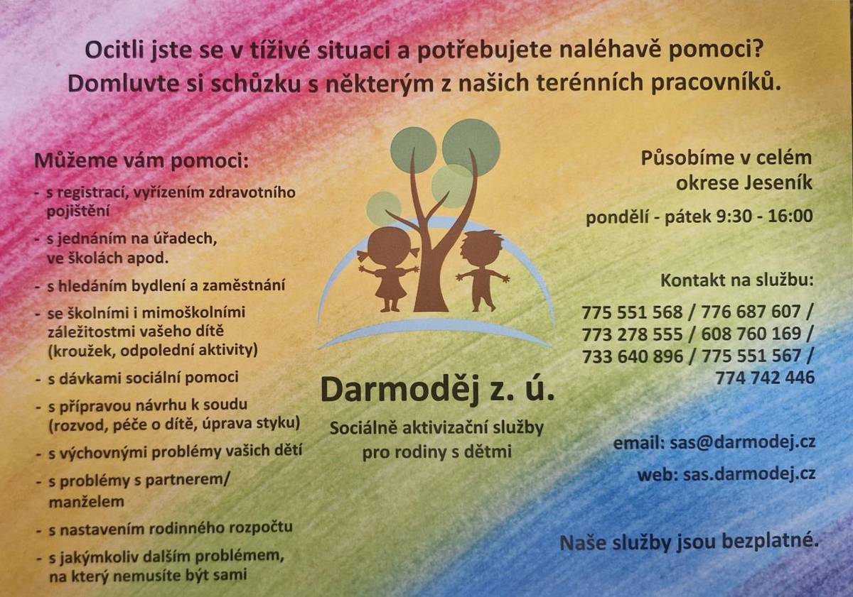 Ocitli jste se v tíživé situaci a potřebujete naléhavě pomoci?