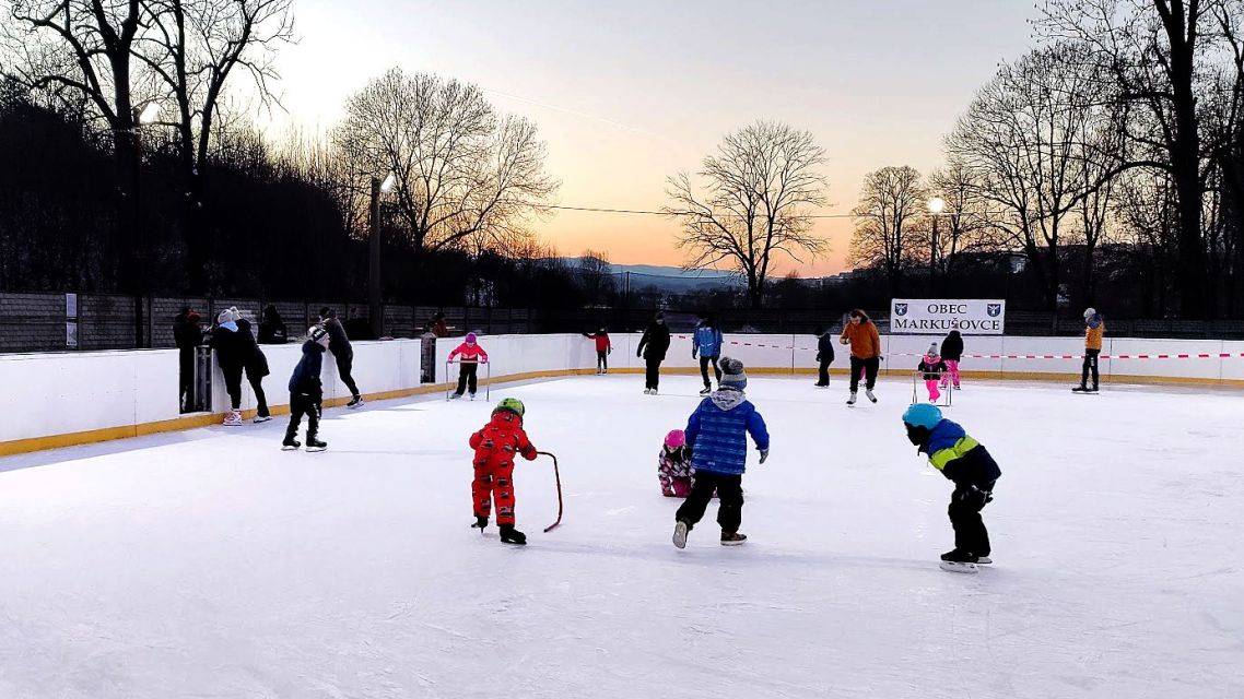Dôležitý oznam k verejnému korčuľovaniu v Markušovciach.