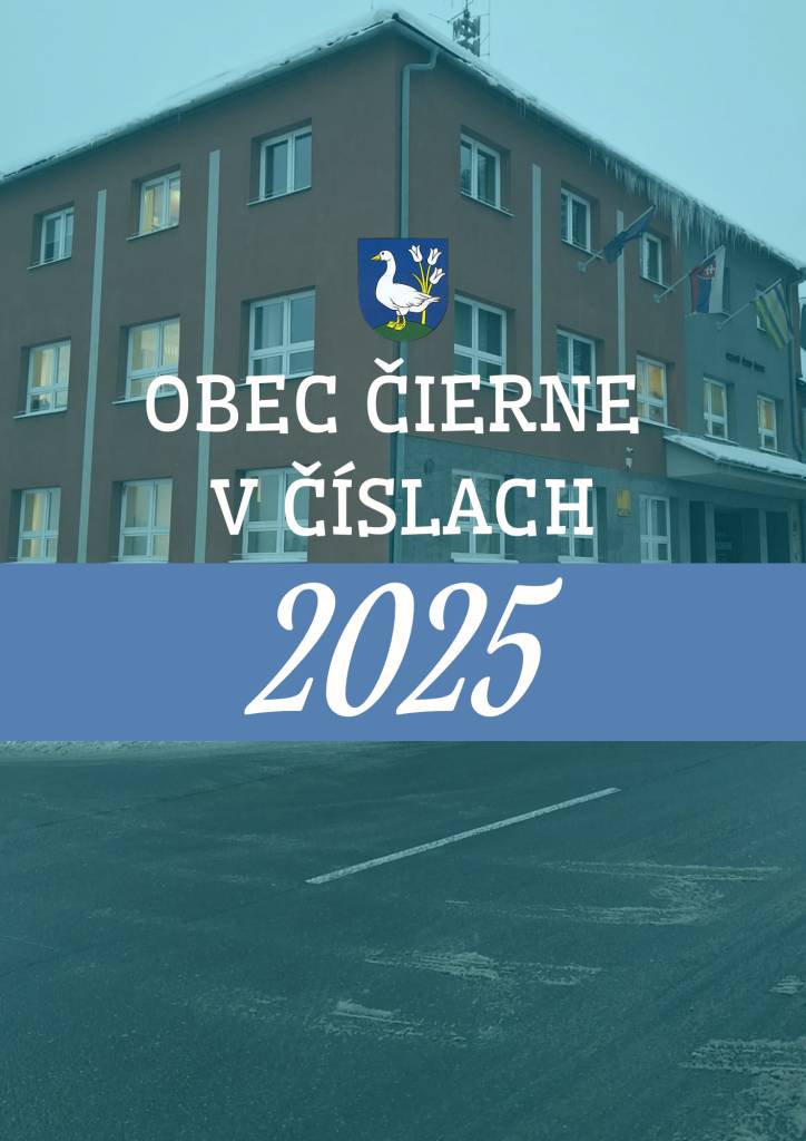 Obec Čierne v číslach