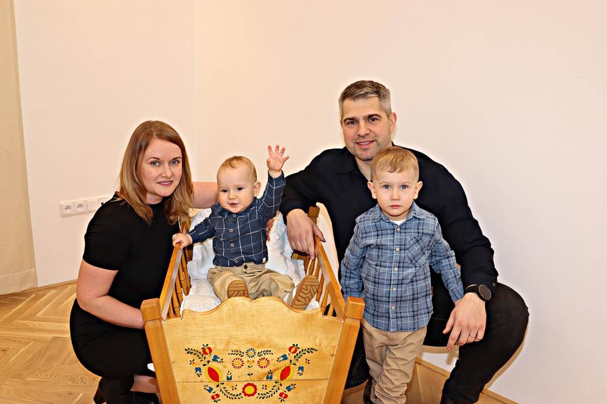 Vítání občánků zachytil Rokycanský deník.