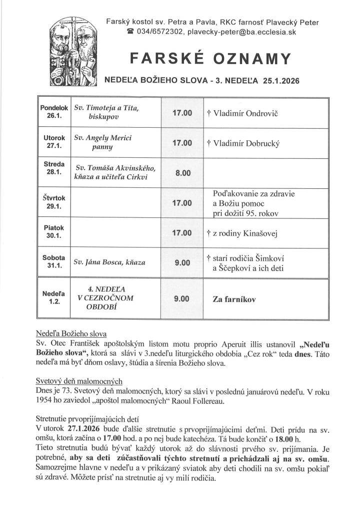 od 26.1. do 1.2.2026