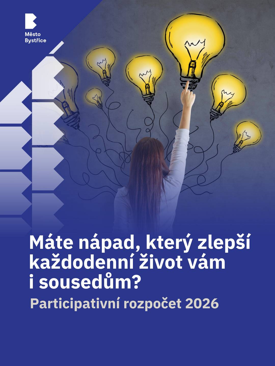 I menší projekty dělají velkou radost! ✨        Participativní rozpočet (zkráceně PaRo) není kniha přání. 📖 Kouzlo je v tom, že dává prostor právě vám! 🙌 Je to „pomocná ruka“ od města. Vy přijdete s nápadem, vy ho (s naší technickou a finanční podporou) pohlídáte, a vy se pak radujete z výsledku. Město dodá 300 000 Kč a pomůže s „papírováním, ale srdce projektu tvoříte vy. ♥️       V Šardicích stačilo 100 000 Kč na nové herní prvky na hřišti, v Boskovicích 180 000 Kč na lavičky. V jiných městech vznikly parádní projekty - hliněný pumptrack, více košů na tříděný odpad, psí škola, kvetoucí a jedlá zahrada... 🌱       A o čem sníte vy? 🤔   V Bystřici máme k dispozici 300 000 Kč.        ⏰ Pozor! Termín odevzdání se neúprosně blíží. 🔥 Podejte návrh online do 31. ledna 2026: https://www.mestobystrice.cz/mesto/zdrave-a-bezpecne-mesto/kampane-zdraveho-mesta/participativni-rozpocet/2026/