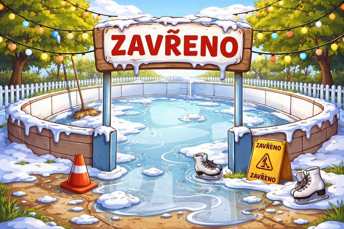 Kluziště uzavřeno. Díky všem ledařům za jejich práci.