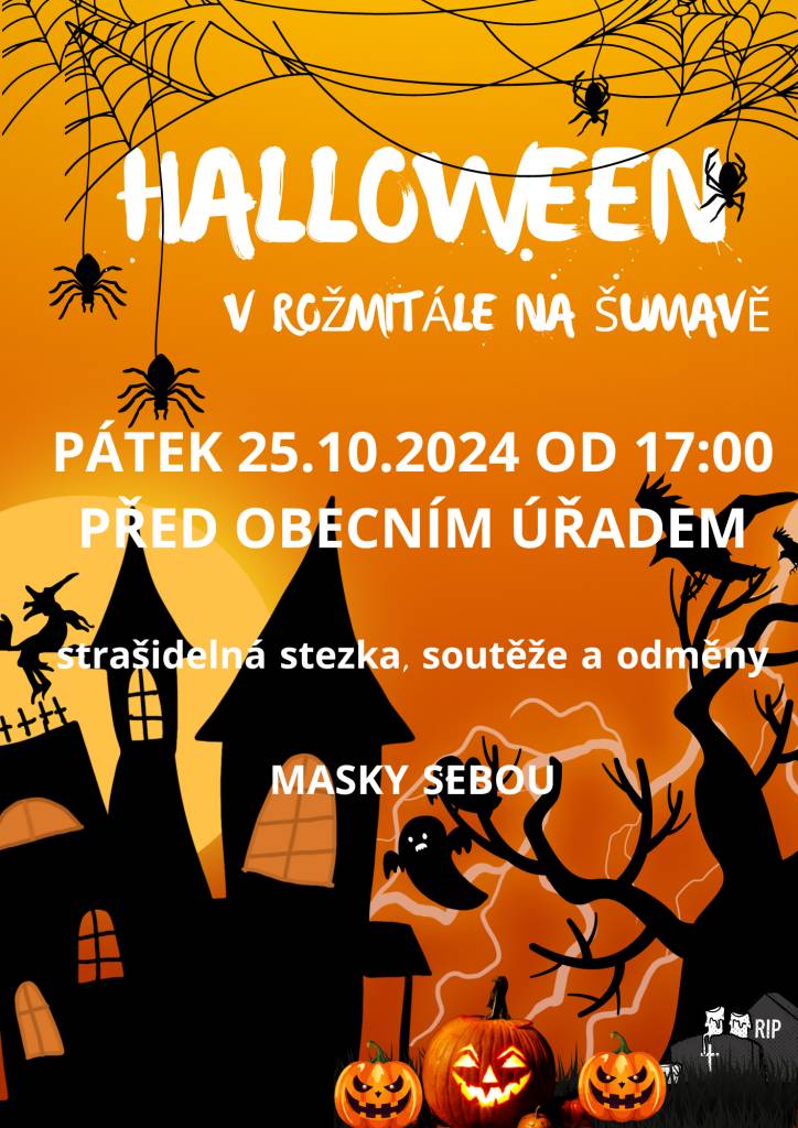 Pátek 25.10.2024 od 17:00 hodin před obecním úřadem