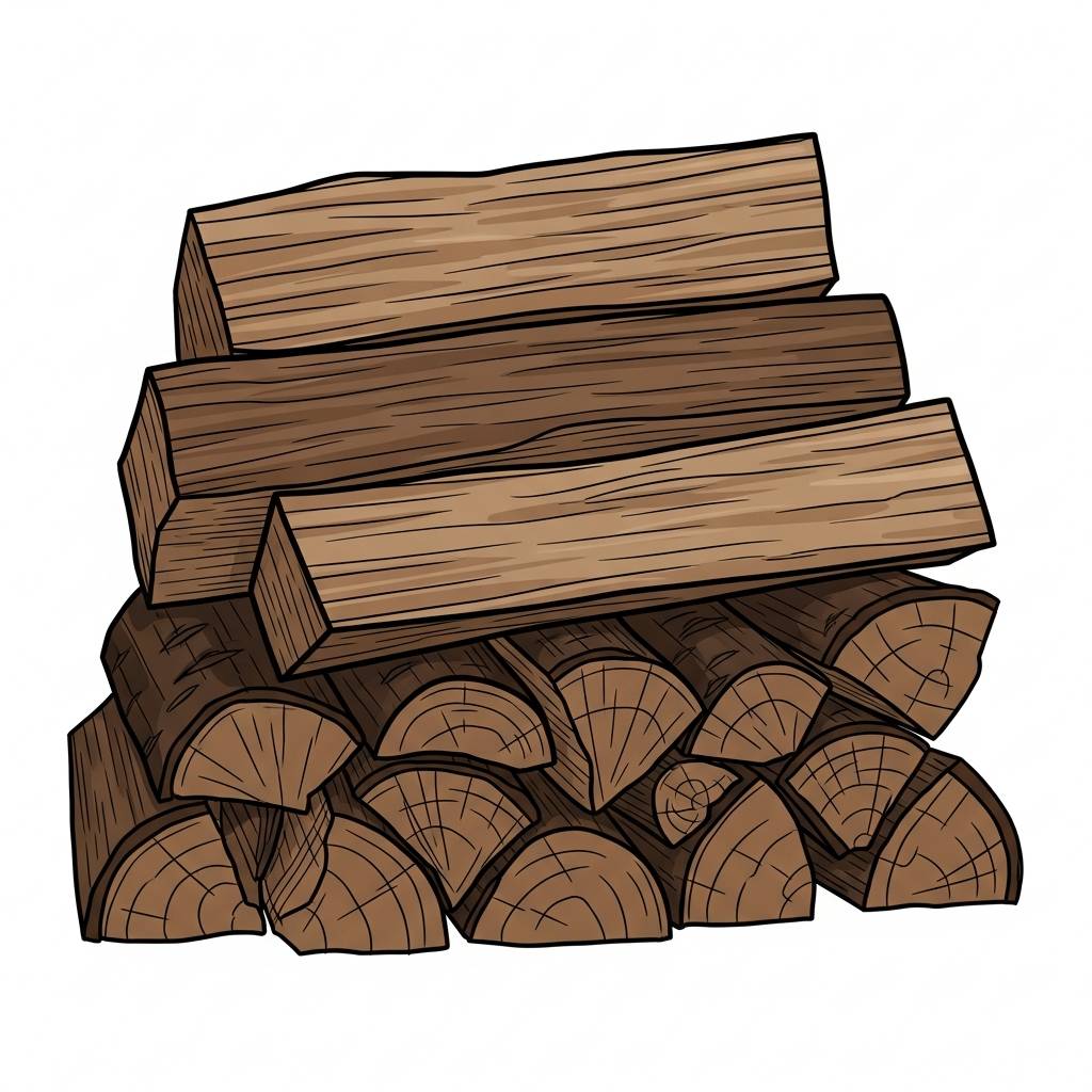 Nabídka společnosti Dřevo Habrovany na dodání štípaného palivového dřeva, a to jak tvrdého, tak měkkého.