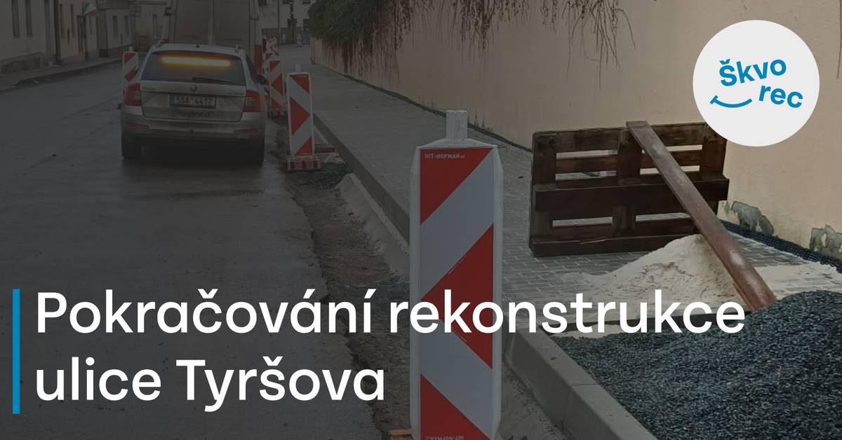 Ačkoliv počasí v uplynulých týdnech stavbařům moc nepřálo, od pondělí 26. ledna bude stavba znovu pokračovat a do Škvorce se vrací původní dopravní omezení. Včetně semaforů v Tyršově ulici a jednosměrného provozu v Husově ulici. Stejně jako tomu bylo před přerušením prací. Prosíme respektujte dopravní značení. Podle aktuálního harmonogramu dojde kvůli překopům kanalizace a elektro tras na jeden den v březnu a jeden den v dubnu k úplné uzavírce. O konkrétním dni vás budeme informovat. Děkujeme za pochopení a trpělivost.