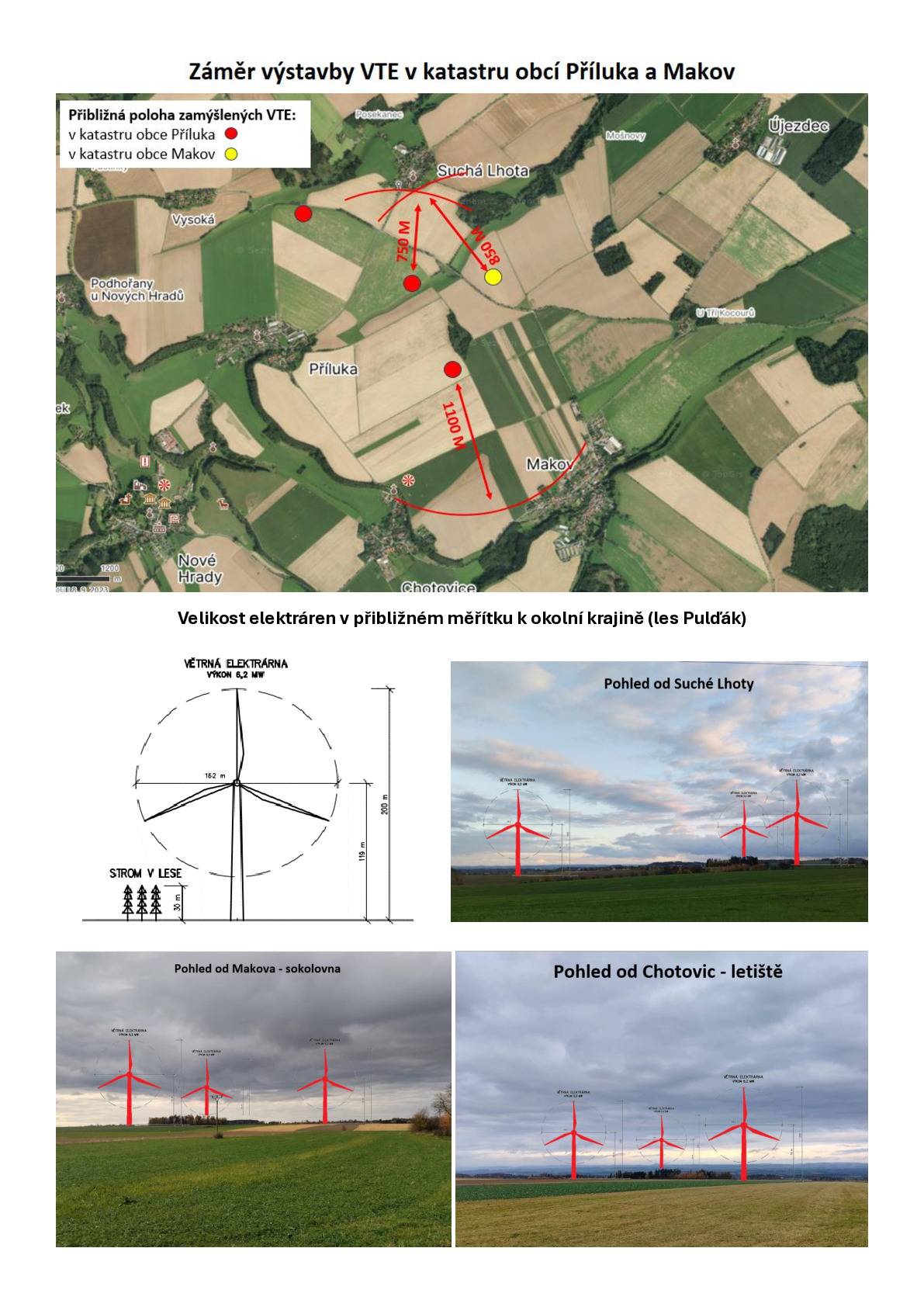 Vážení,  k žádosti petičního výboru organizující vyjádření negativního názoru proti plánovanému projektu větrné elektrárny v k.ú. Makov a Příluka, zasílám informaci o možnosti připojit se k petici  svým popisem v kanceláři OÚ v Újezdci, a to v pondělí od 17.00 hod do 18.00 hod. Barbora Dostálová