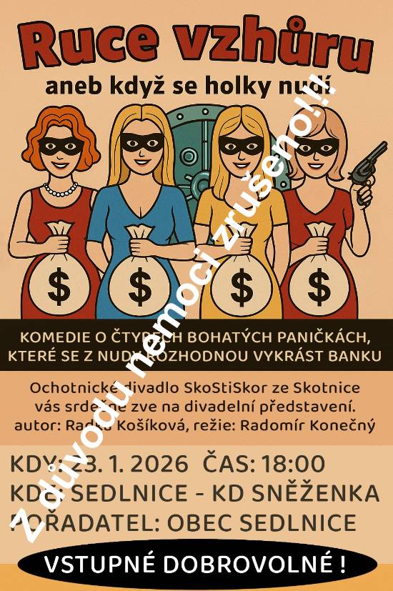 Náhradní termín bude včas zveřejněný.