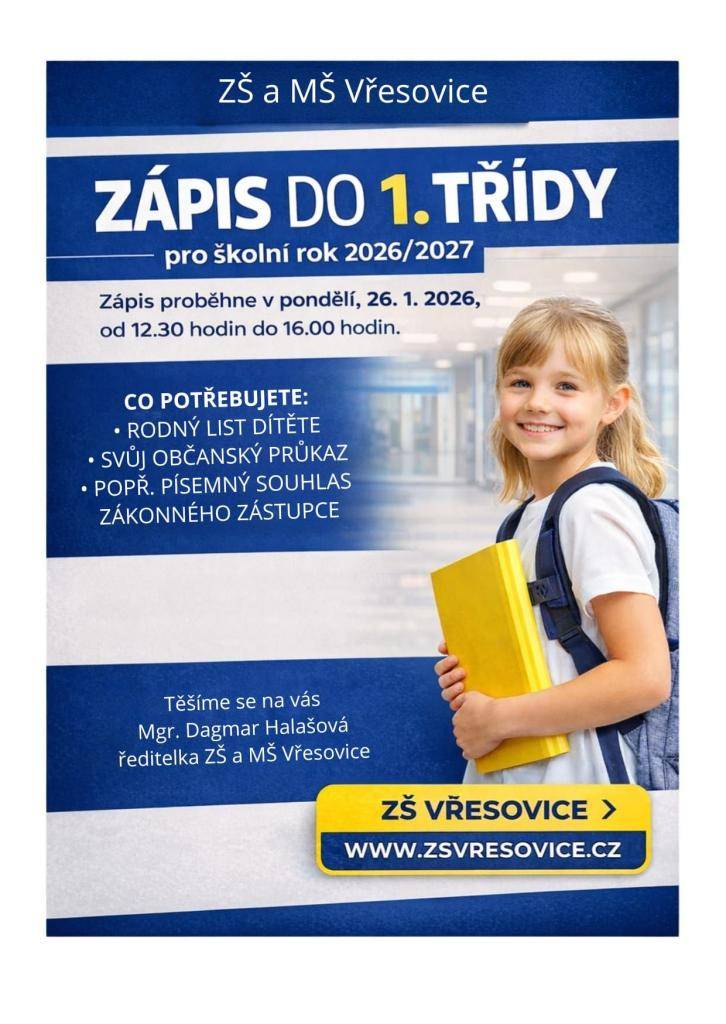 Zápis do 1.třídy