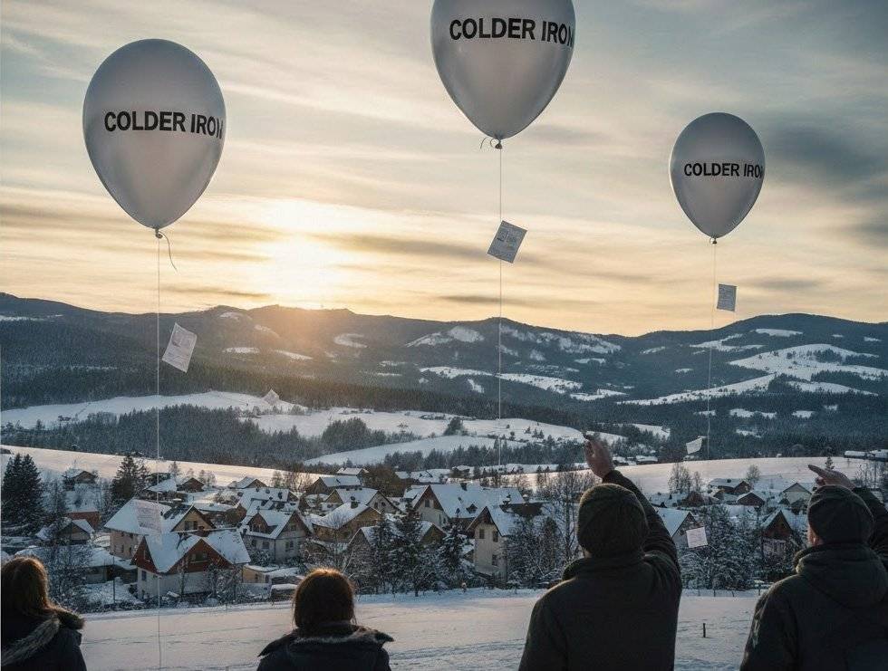 Krajské vojenské velitelství (KVV) Liberec upozorňuje občany na probíhající vojenské cvičení německého Bundeswehru s názvem COLDER IRON. Cvičení se uskuteční v termínu od 25. ledna do 4. února 2026 v oblasti Horní Lužice (Německo). Co můžete zaznamenat? V rámci tohoto cvičení budou vypouštěny heliové balóny naplněné letáky. Vzhledem k povětrnostním podmínkám a směru větru může dojít k jejich přeletu a následnému nálezu na území Libereckého kraje.  O co se jedná: Balóny ani letáky nepředstavují žádné nebezpečí. Doporučení: Pokud balóny nebo letáky naleznete, není třeba kontaktovat tísňové linky. Jedná se o cvičení.  Více informací: Informace o cvičení byly předány také starostům obcí v dotčených oblastech.  V případě potřeby doplňujících dotazů se lze obrátit na: pplk. Jana Horňáková (KVV Liberec) Termín cvičení: 25. 1. – 4. 2. 2026  (Grafika vytvořená pomocí AI je poze ilustrační)