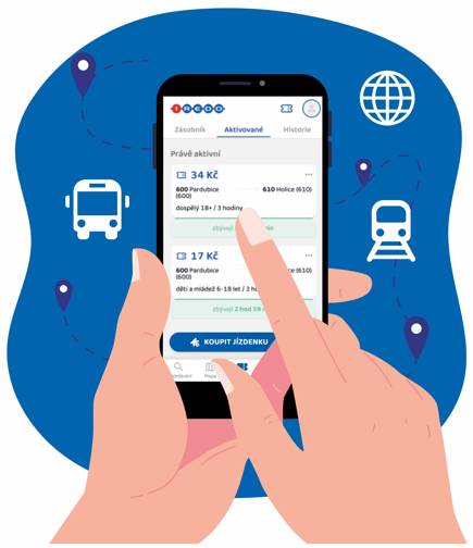 Informujeme občany, že cestující hromadnou dopravou mohou využívat novou mobilní aplikaci IREDO, která umožňuje nákup jízdenek přímo z mobilního telefonu. Aplikace je dostupná zdarma.