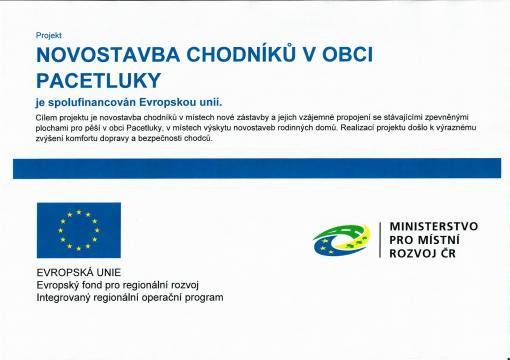 Výstavba chodníků