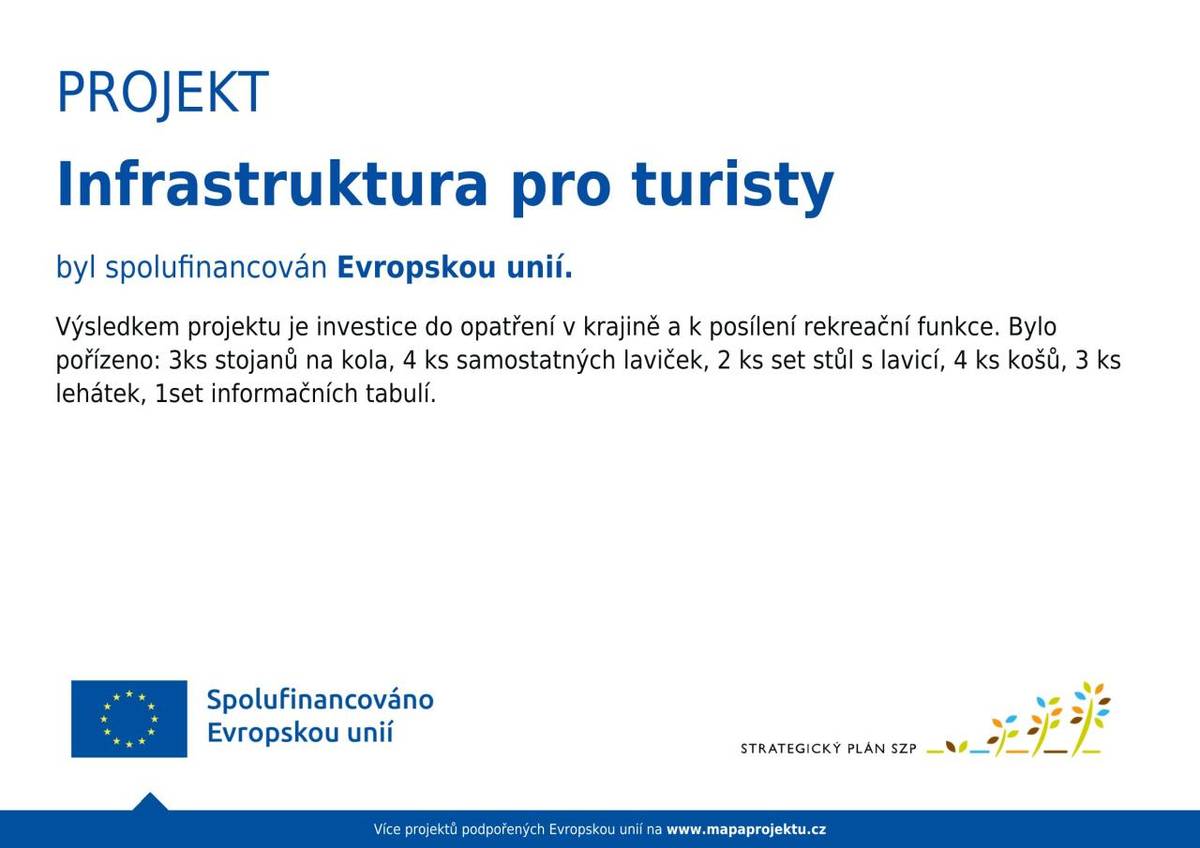 Publicita - Infrastruktura pro turisty