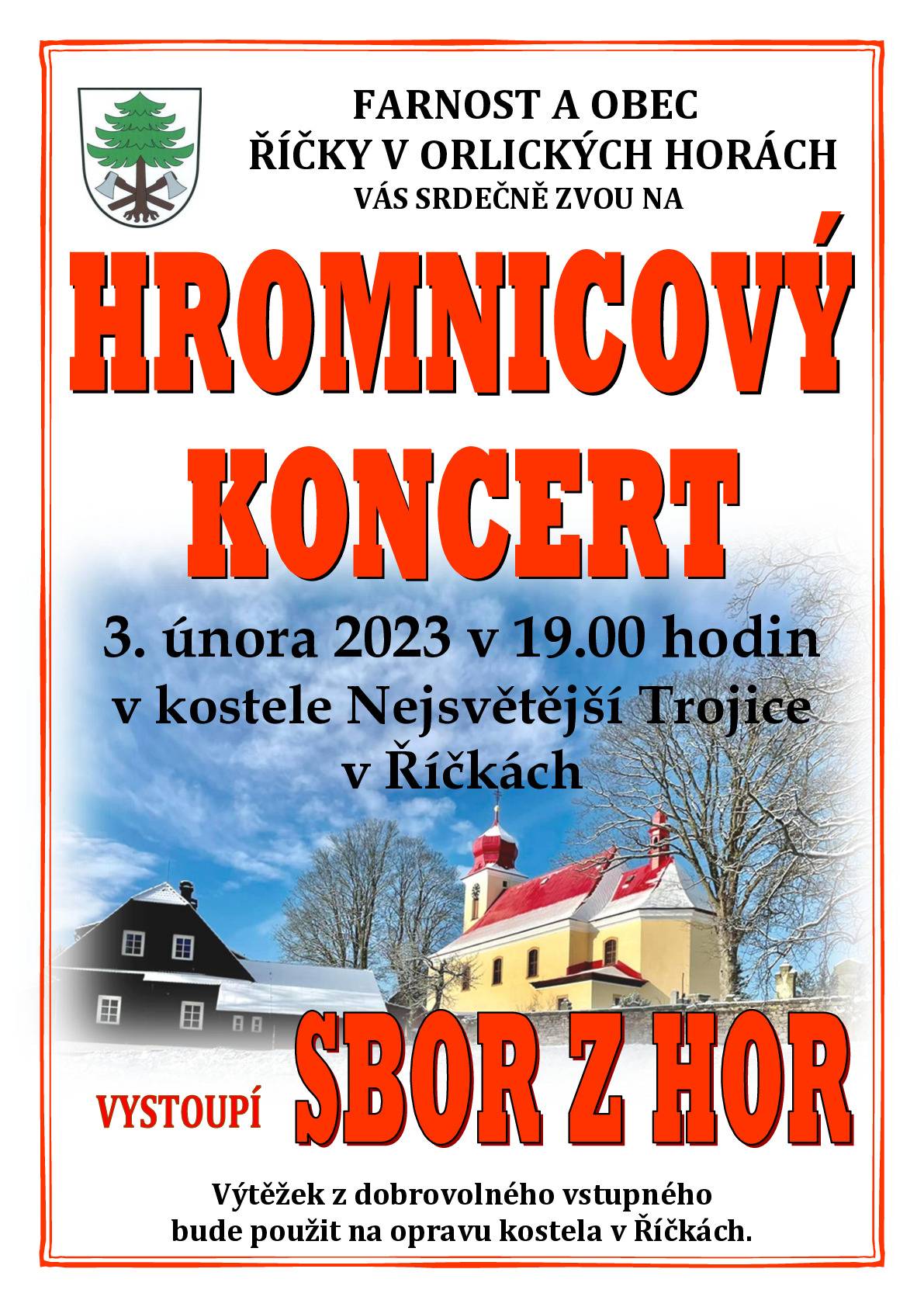 Dobrý den, všechny vás zvu na Hromnicový koncert