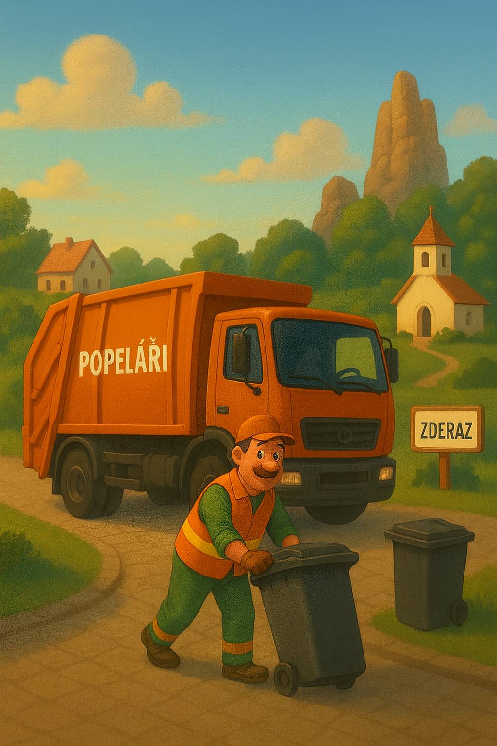 Upozorňujeme občany, že zítra bude probíhat svoz komunálního odpadu.