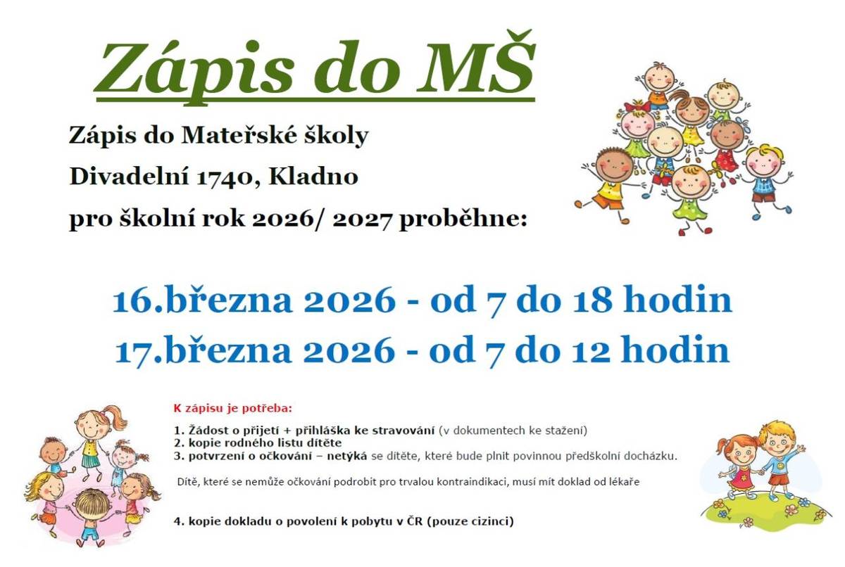 Zápis do MŠ