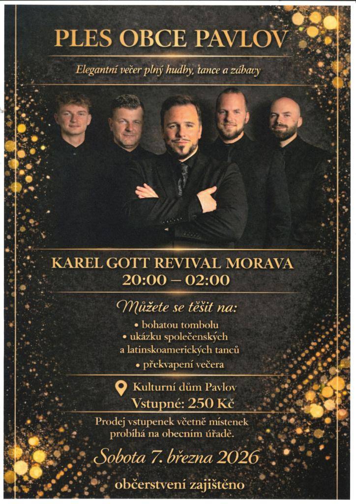 Ples obce Pavlov - Karel Gott Revival Morava