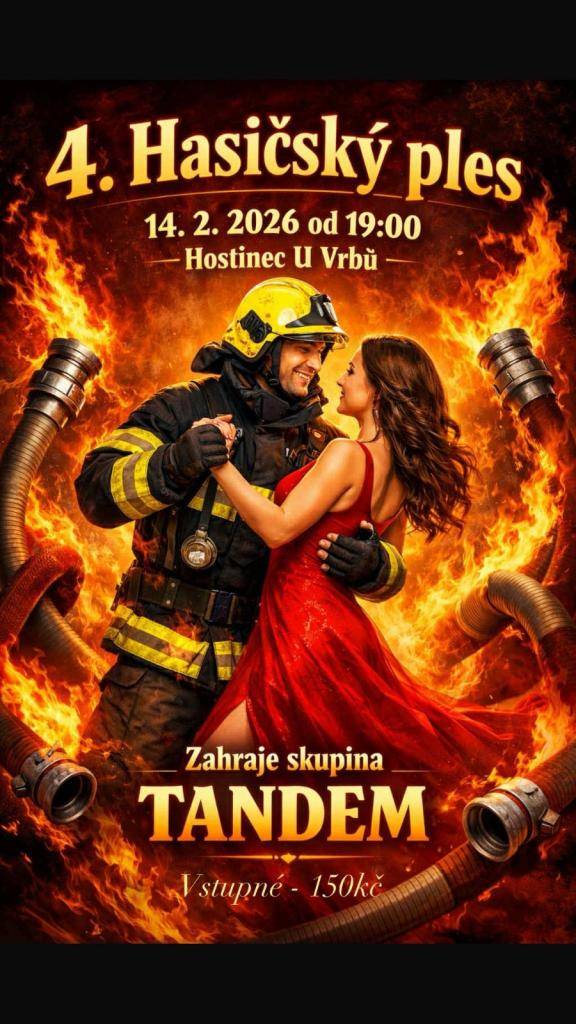 Předprodej vstupenek každou středu v hasičárně ve Stašově 17-19 hodi