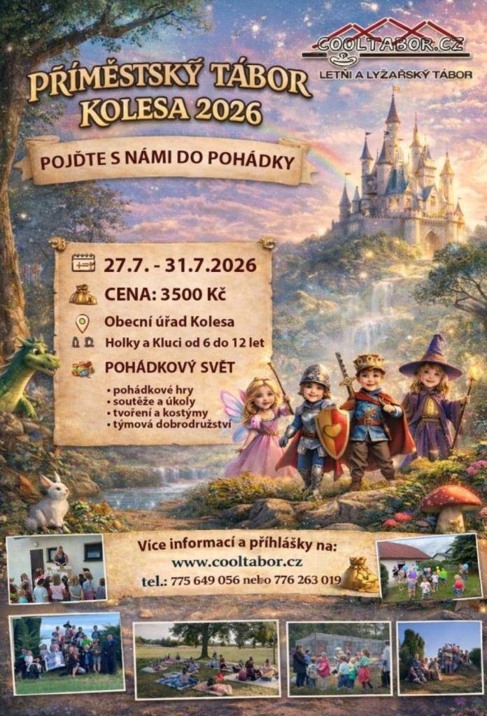 Nabídka - příměstský tábor Kolesa