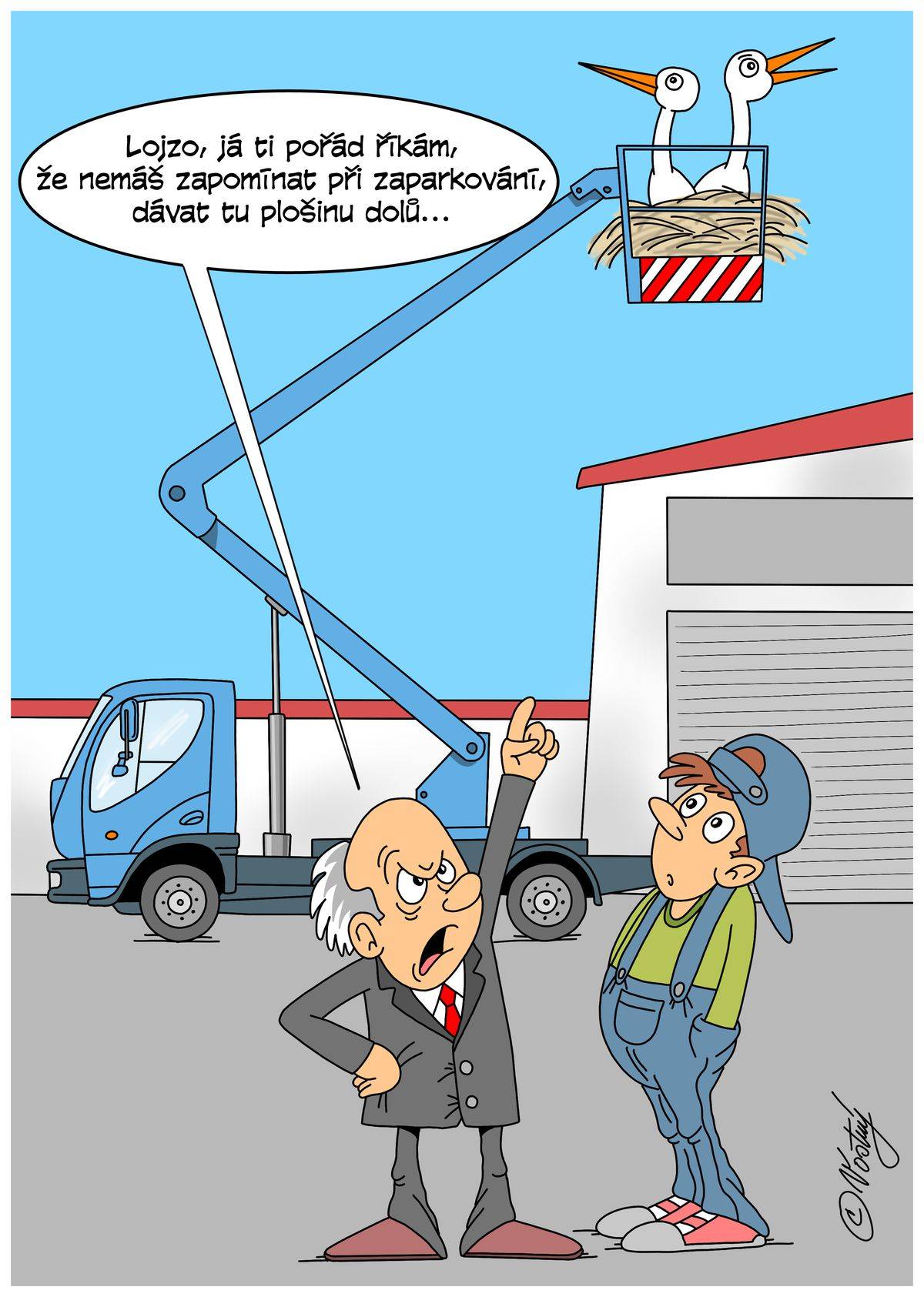 Objevilo se nové čapí hnízdo