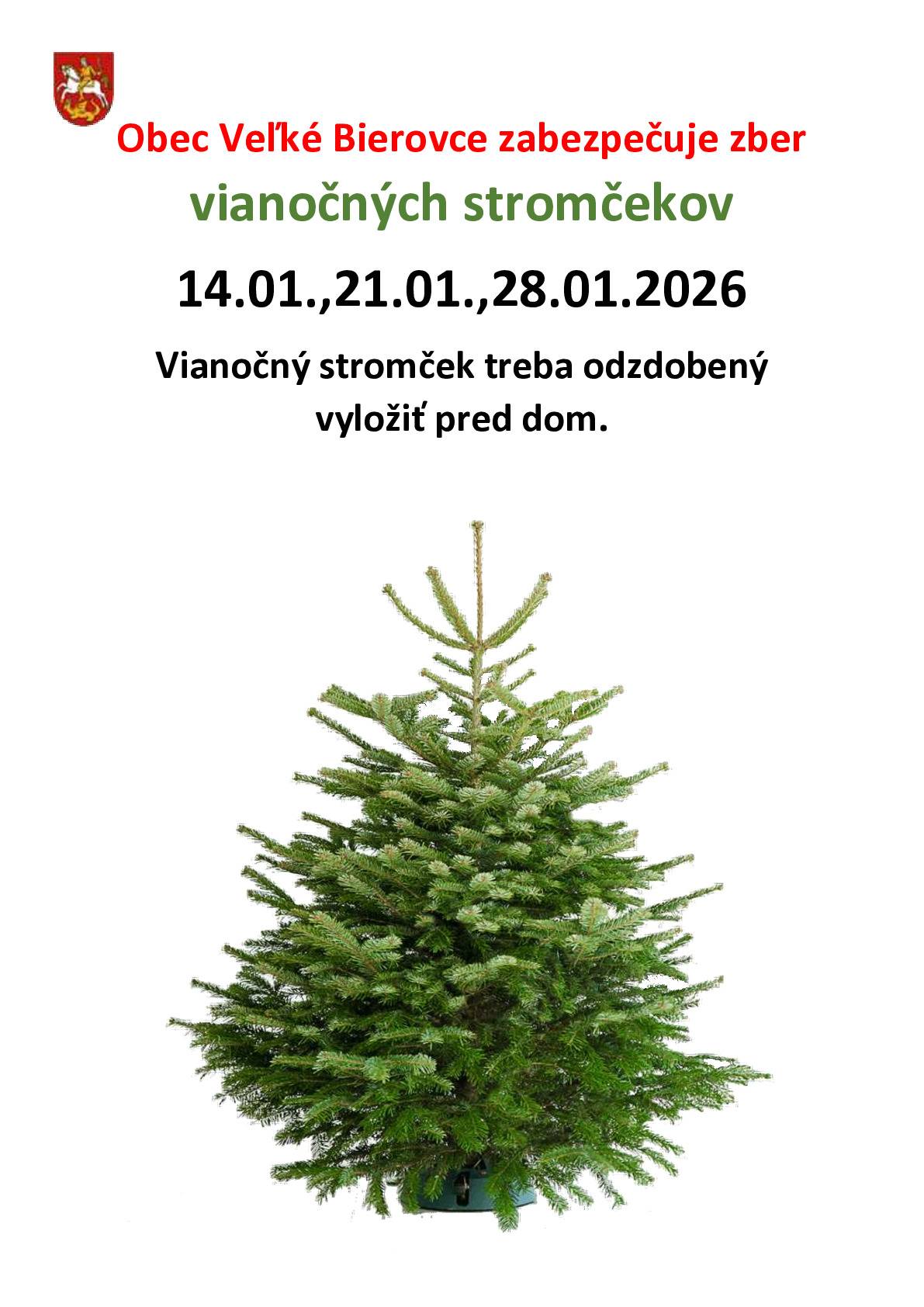 Zabezpečujeme pre vás zber vianočných stromčekov.