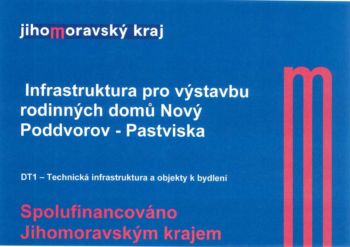 Jihomoravský kraj podpoří vybudování technické infrastruktury pro výstavbu rodinných domů v obci.