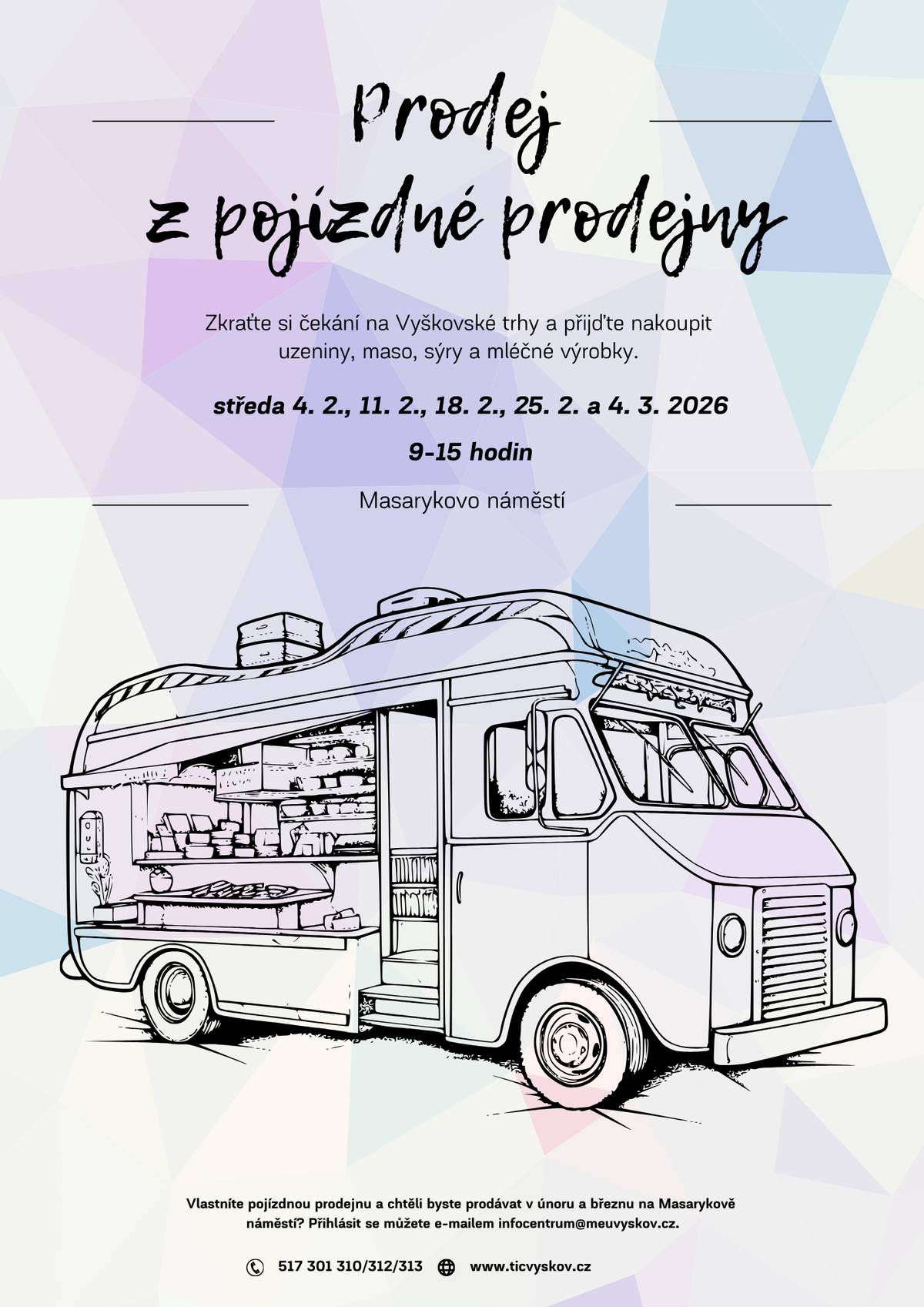 Ještě než se vrátí na Masarykovo náměstí Vyškovské trhy máme tu únorové středy plné dobrot 😊