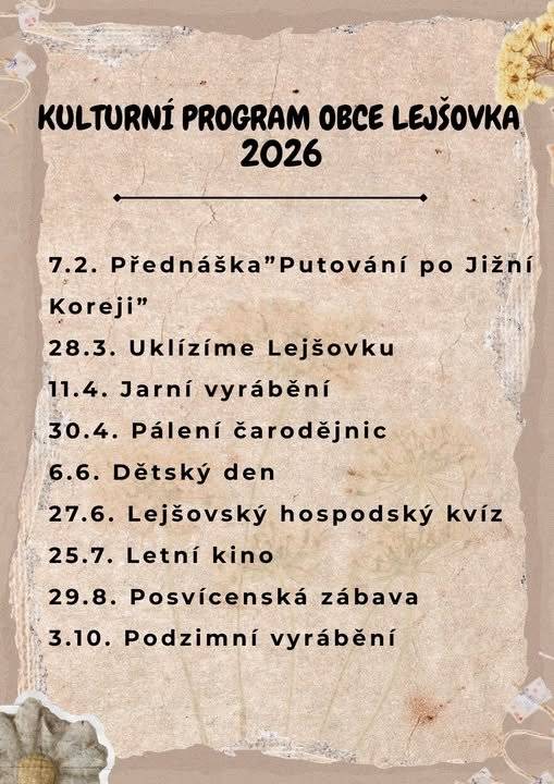 Všichni jste srdečně zváni.