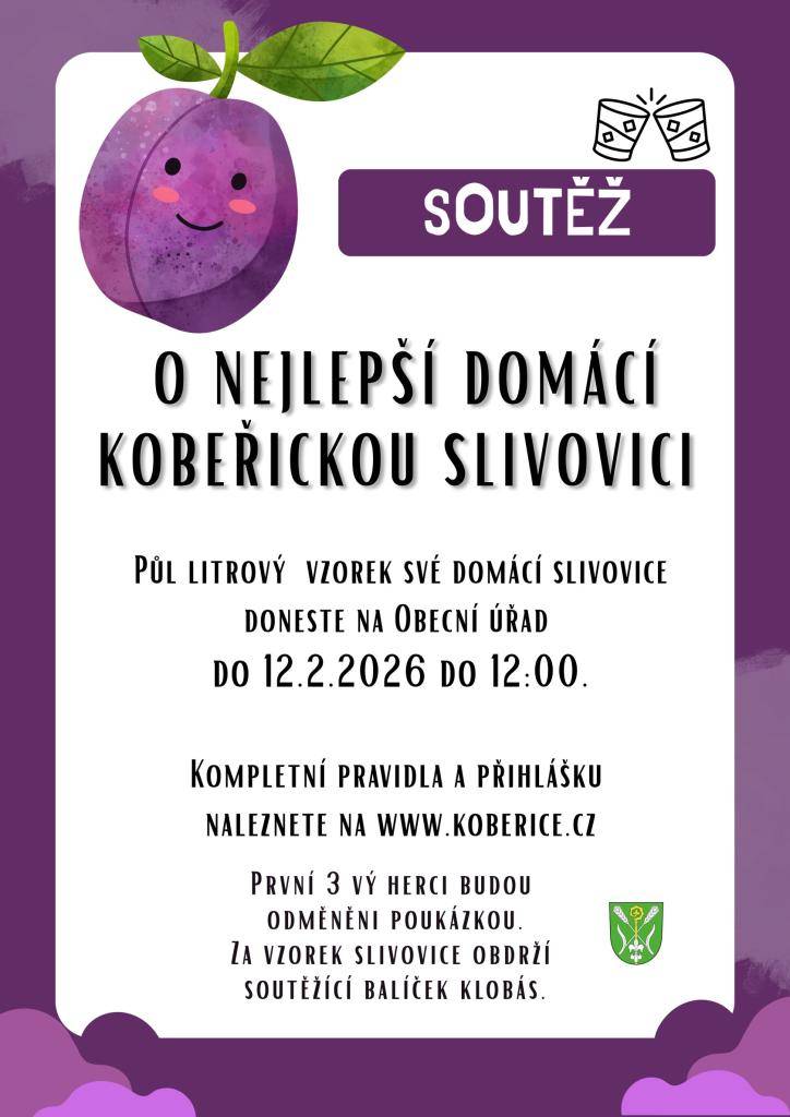 O nejlepší domácí kobeřickou slivovici.
