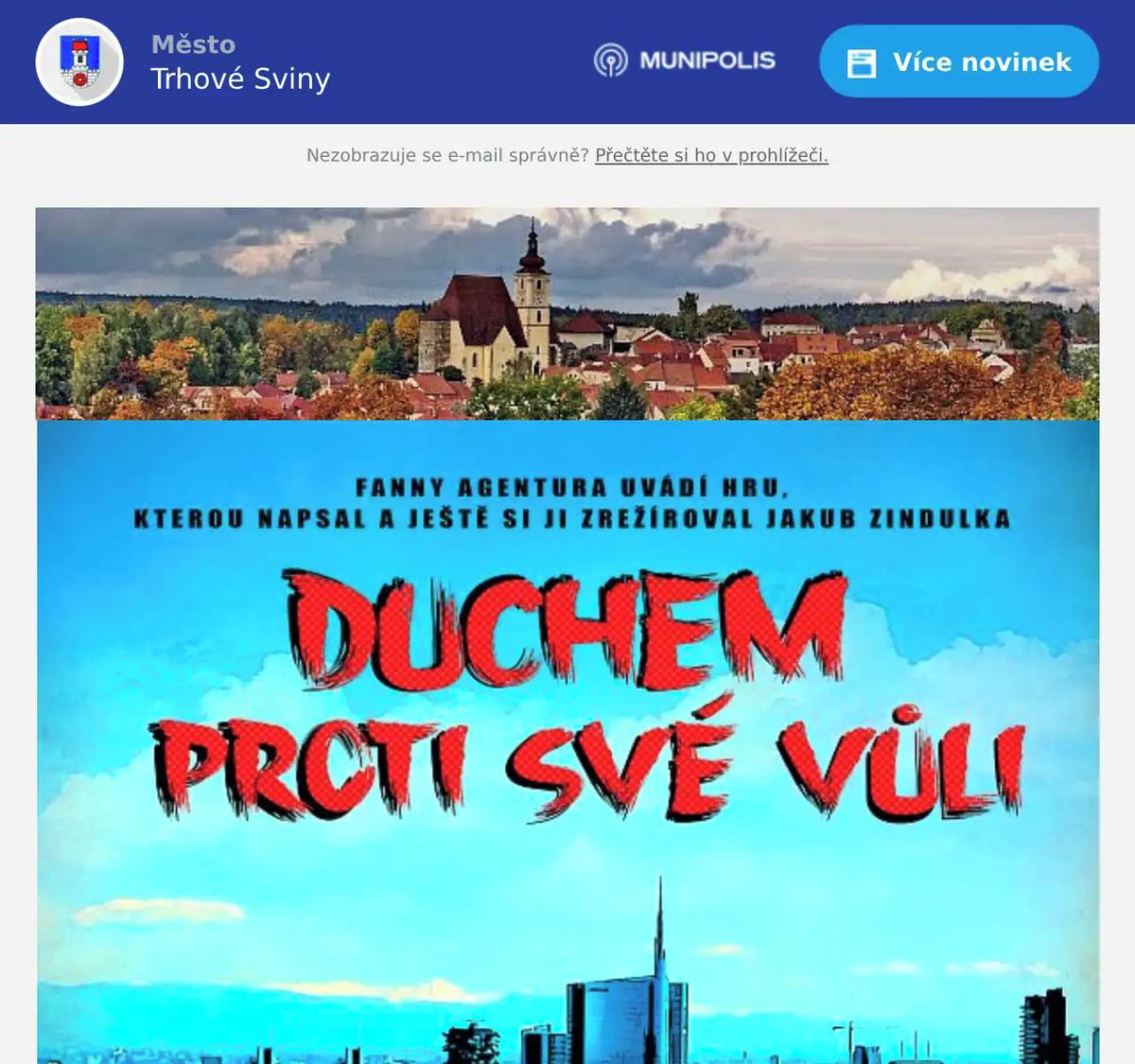 Lístky ze 17.12. 2025 jsou platné i na dnešní přesunuté představení.