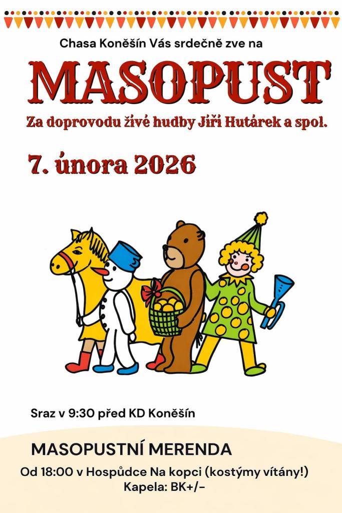 Masopust 7. února 2026