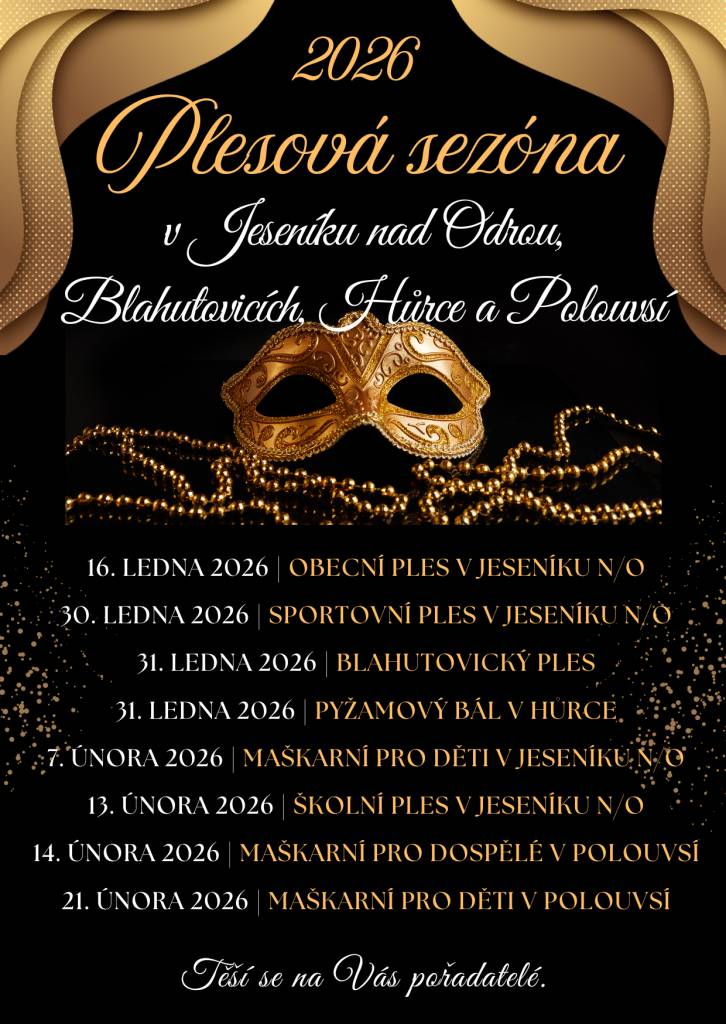 Aby Vám neutekla žádná kulturní akce.