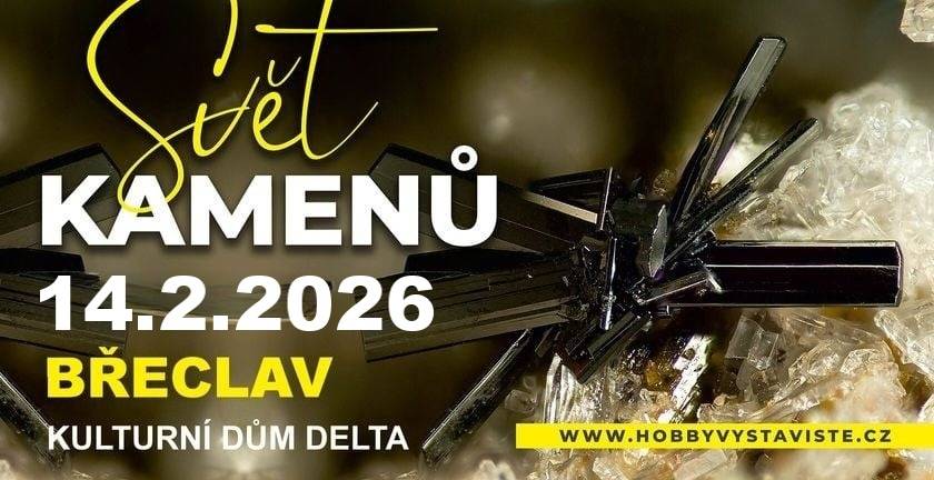 Prodejní výstava kamenů, minerálů a výrobků z nich.