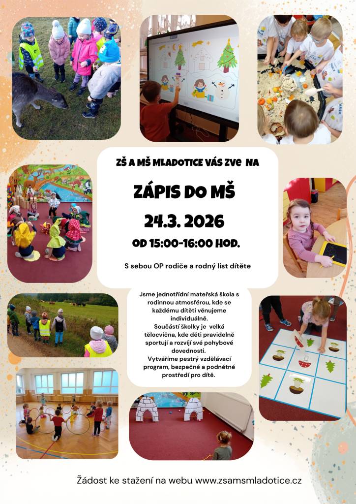 - 24.3.2026 v čase od 15:00 - 16:00 hodin.