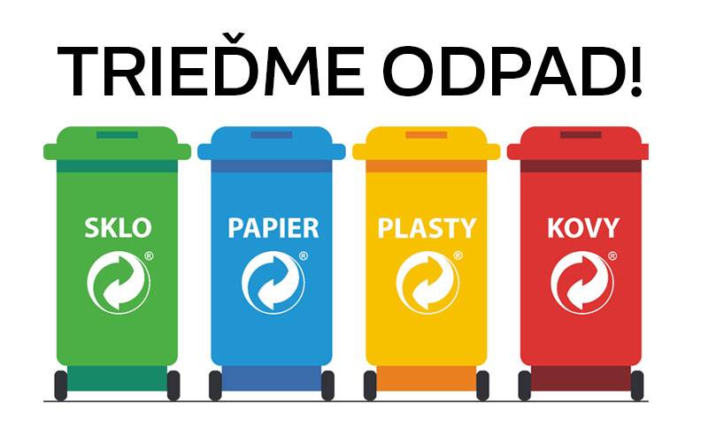 VÝVOZ SEPAROVANÉHO ODPADU - február 2026:  plasty: 18.2.2026  papier: 4.2.2026  sklo: 23.2.2026