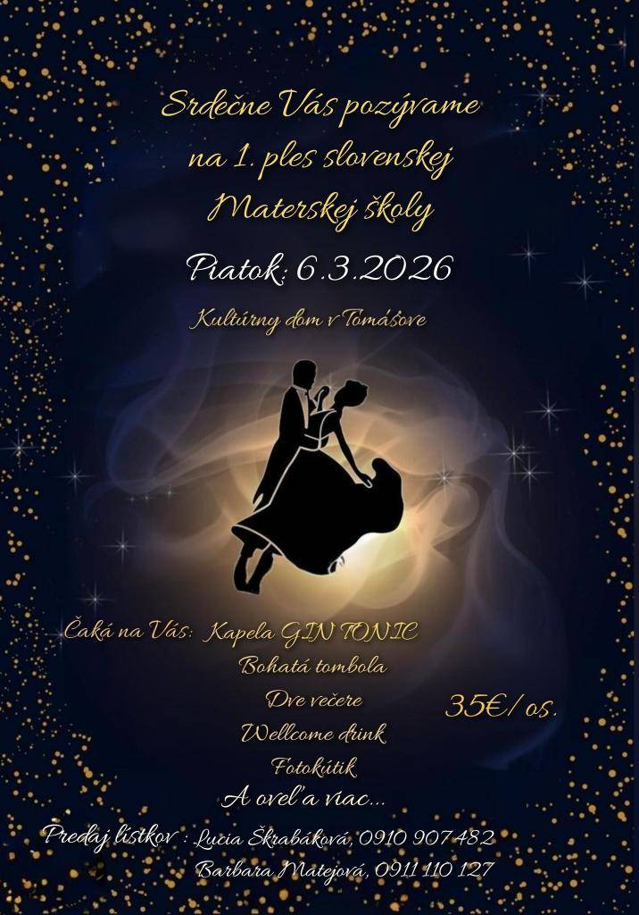 6.3.2026 Kultúrny dom v Tomášove