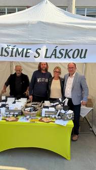 Na stánku s Markem Výborným