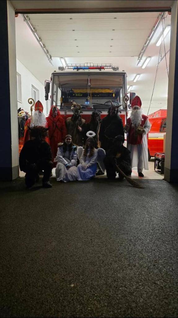 Mikuláš, čert a anděl v Bavoryni 2025