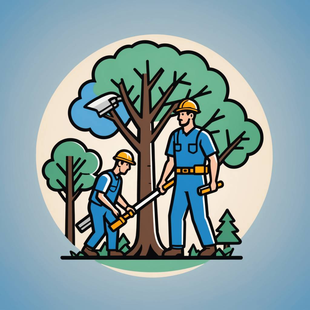 Nabídka výškových prací - ořezy a rizikové kácení stromů.