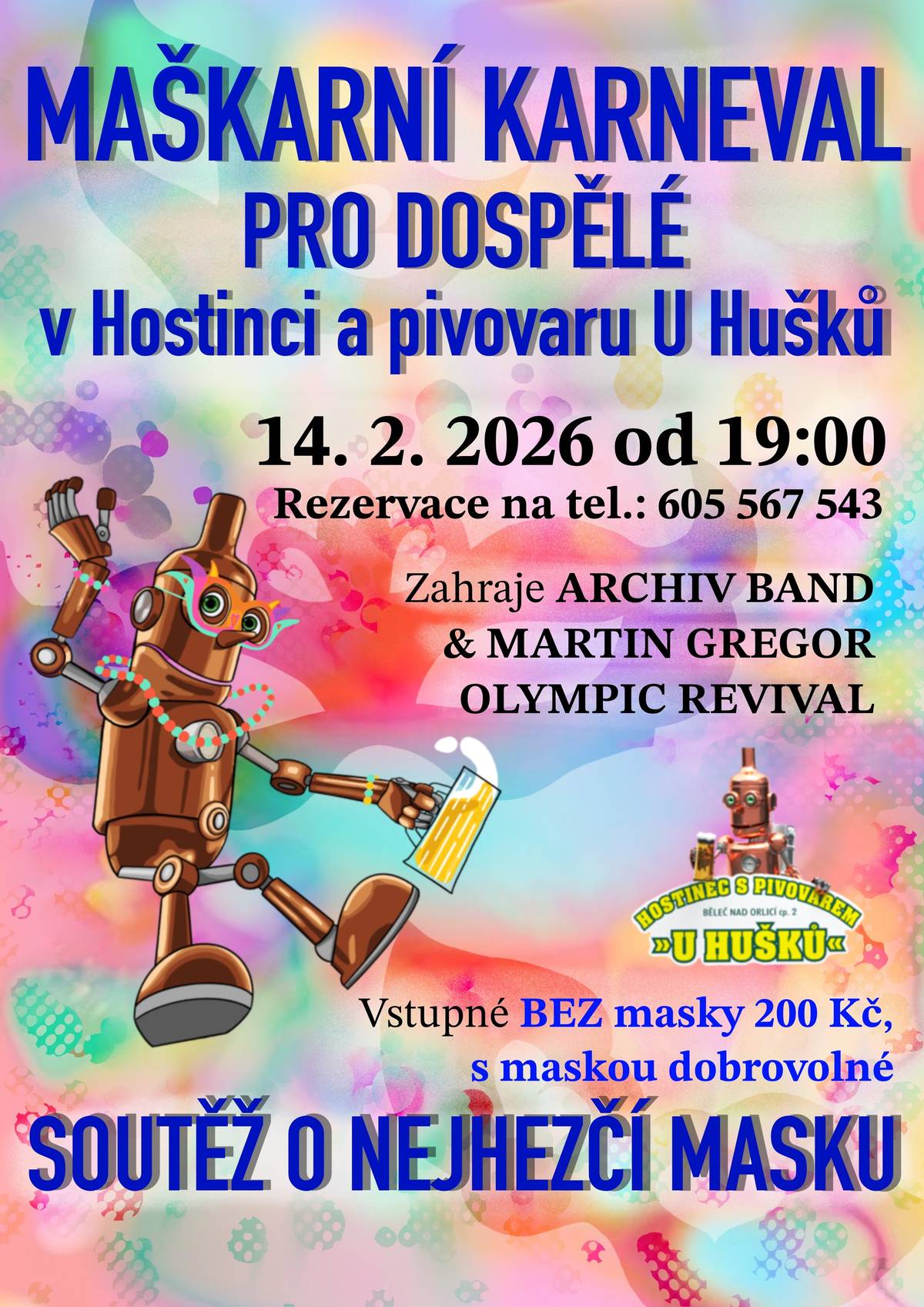 Maškarní karneval U Hušků