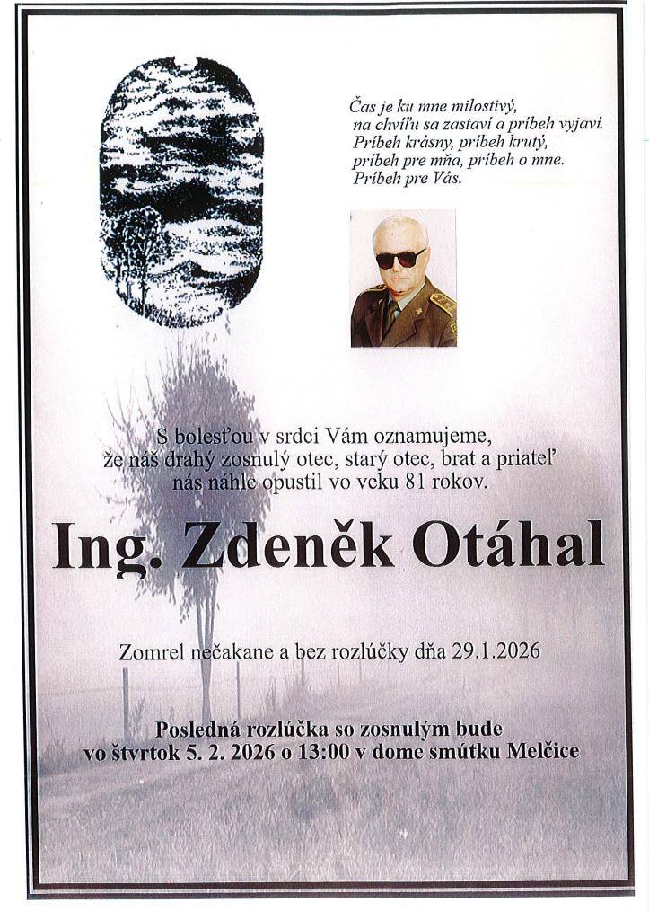 Smútočné oznámenie....