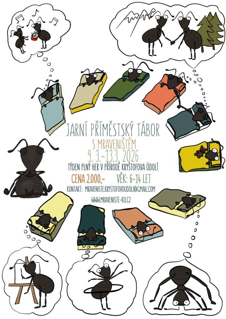 9. 3. - 13. 3. 2026. Týden plný her v přírodě Kryštofova Údolí.