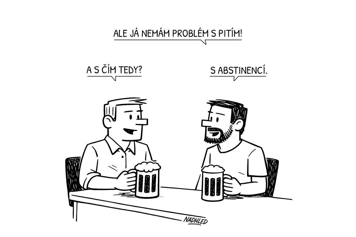 Alkoholik se svěřuje