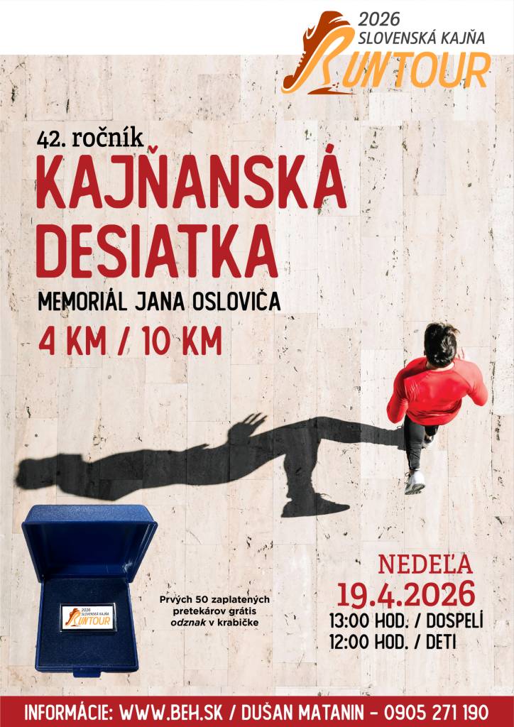42. ročník Kajňanská desiatka    19.4.2026