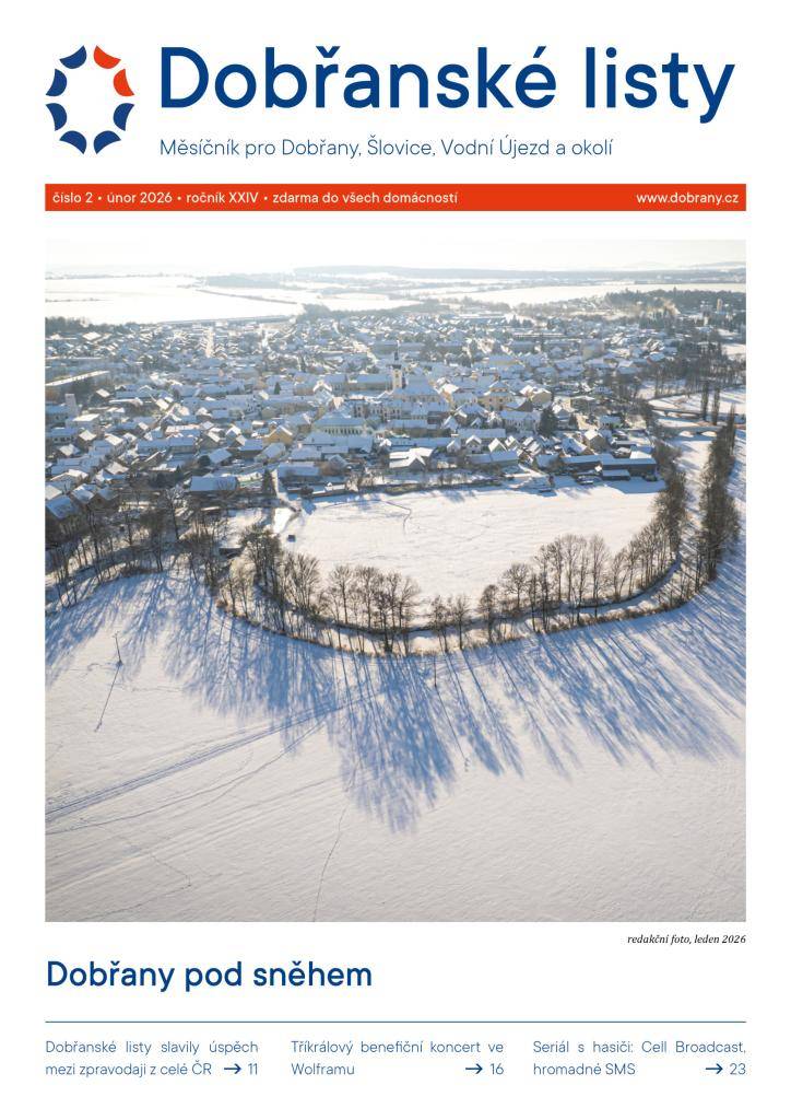 Přečtěte si aktuální číslo Dobřanských listů.