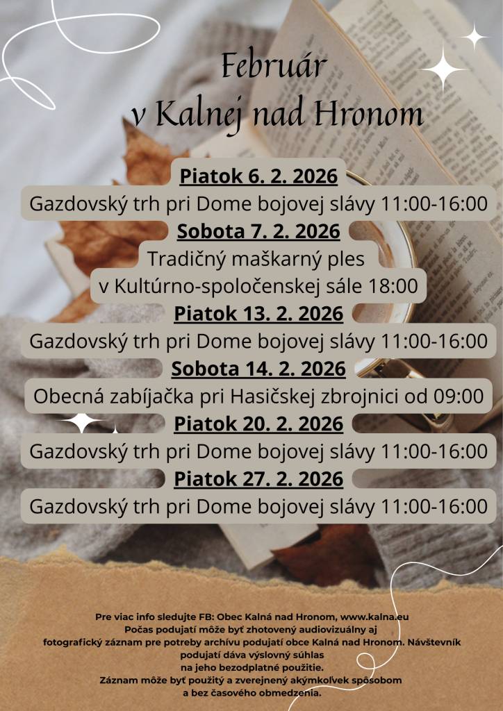 Február v Kalnej nad Hronom