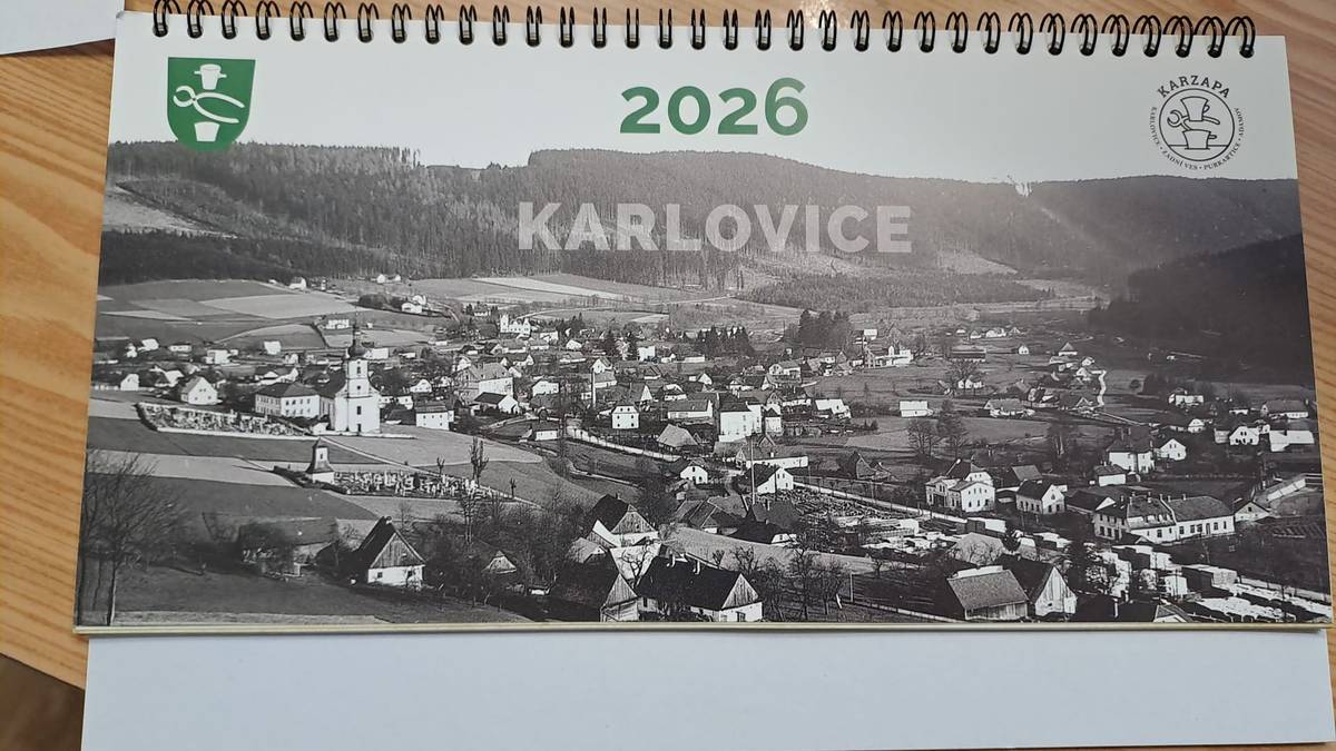 Vážení občané a vlastníci nemovitostí, informujeme, že na Poště Partner Karlovice jsou stále k prodeji karlovické kalendáře. Cena za 1 kalendář je 150 Kč.