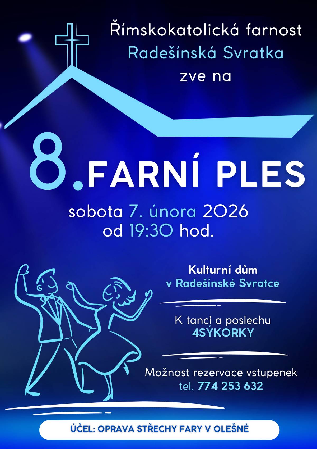 Dobrý den, níže ještě připomenutí farního plesu v Radešísnké Svratce.