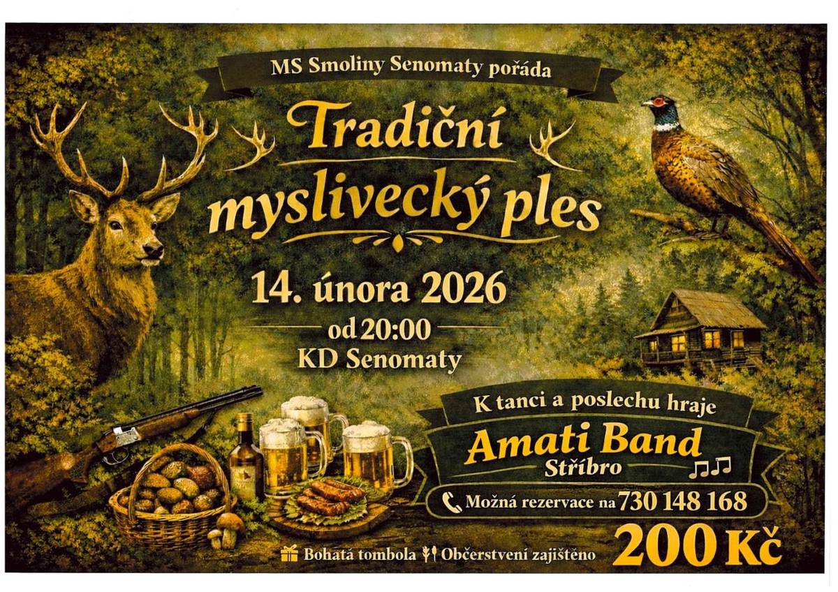 - od 20:00 hodin  - KD Senomaty